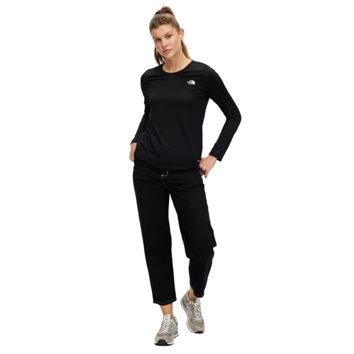 The North Face Womens Elevation Long Sleeve - TNF Black