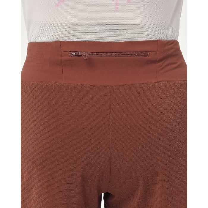 Salomon Sense Aero Stow Womens Running Shorts - Burnt Umber - image 3