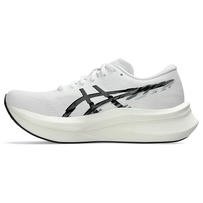 Asics Magic Speed 4 - Womens Road Racing Shoes - White/Black