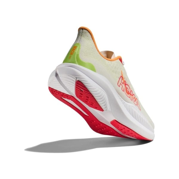 Hoka Mach 6 - Womens Running Shoes - White/Lettuce