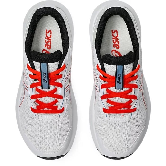 Asics Contend 9 GS - Kids Running Shoes - White/Saba Blue