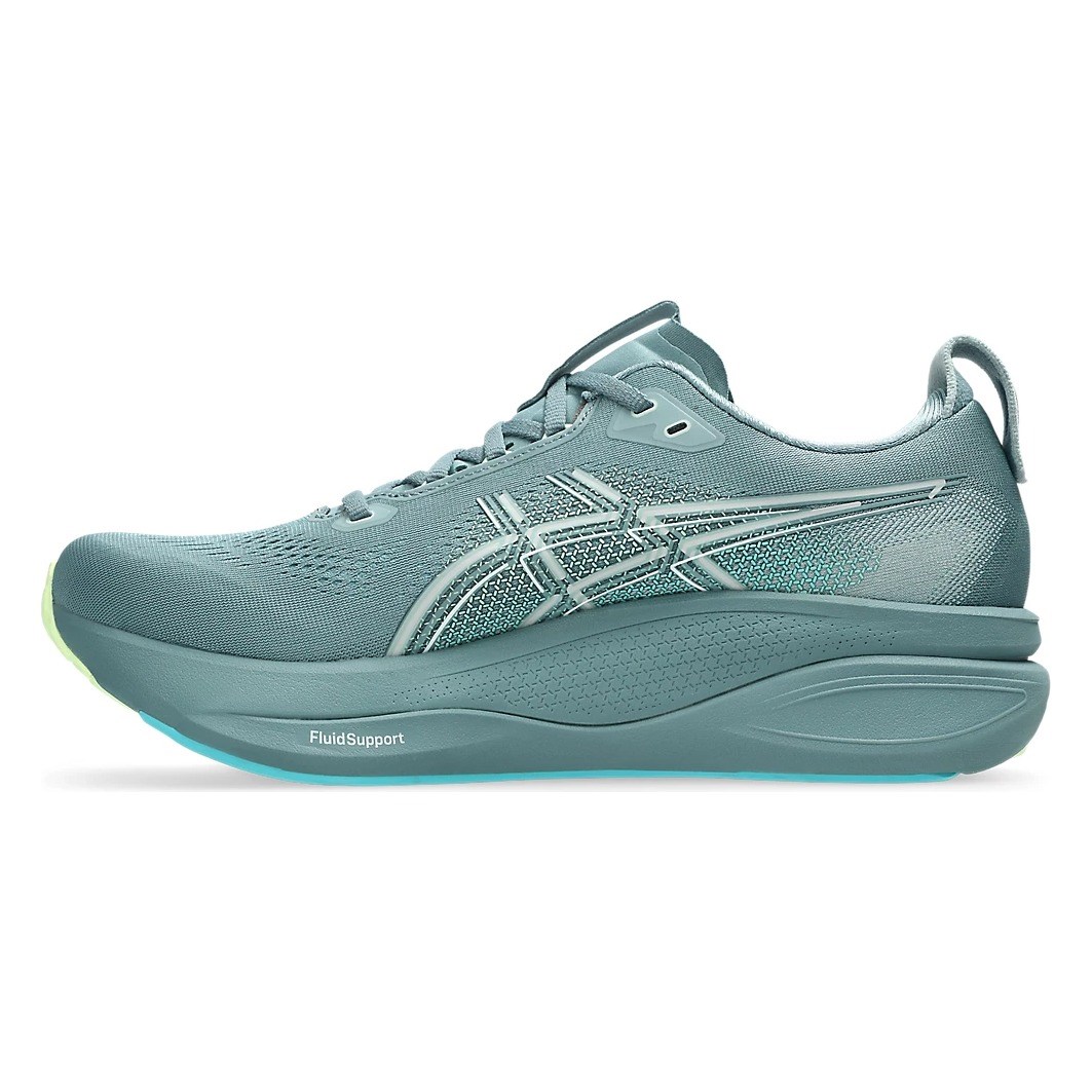 Asics Gel Kayano 33 - Mens Running Shoes - Foggy Teal/Illuminate Yellow - image 2