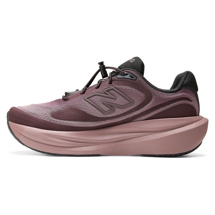 New Balance 1080v15 - Womens Running Shoes - Cherry Leather/Fast Track - image 3