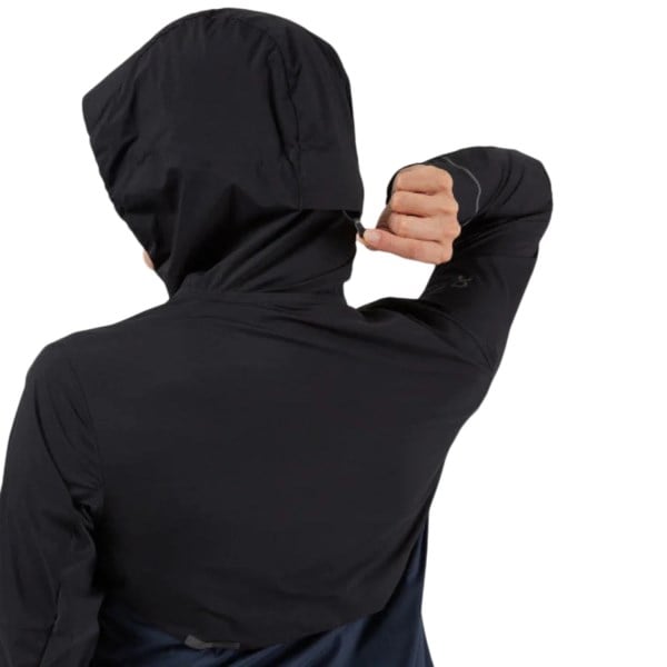 On Running Womens Weather Jacket - Black/Navy