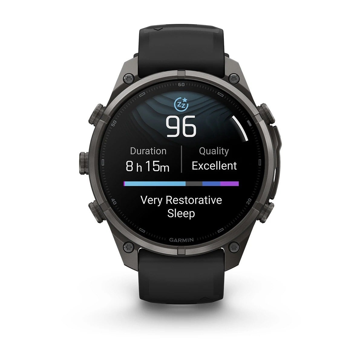 Garmin Fenix 9 Pro 47mm Premium Multisport Smartwatch - Carbon Grey DLC Titanium with Black/Pebble - Carbon Grey DLC Titanium with Black/Pebble Grey Silicone Band - image 13