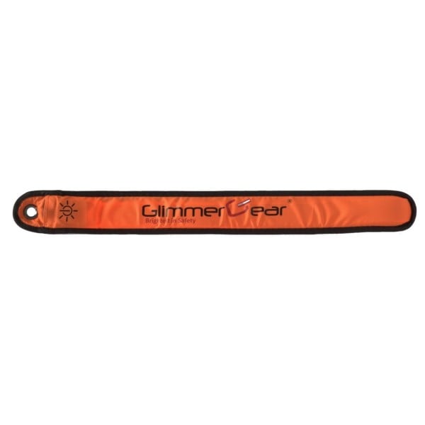 Glimmer Gear LED High Visibility Slap Band - Orange