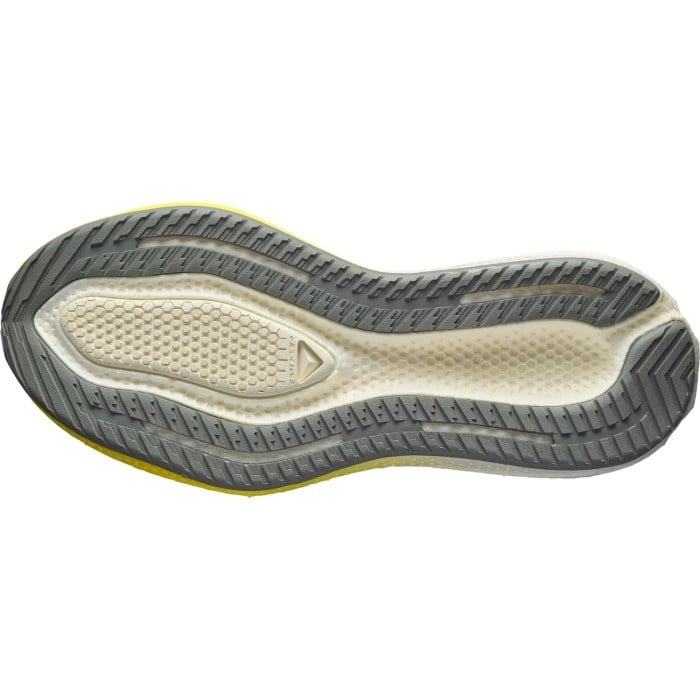 Salomon Aero Glide 3 - Mens Running Shoes - Vanilla Ice/Blazing Yellow/Sedona Sage