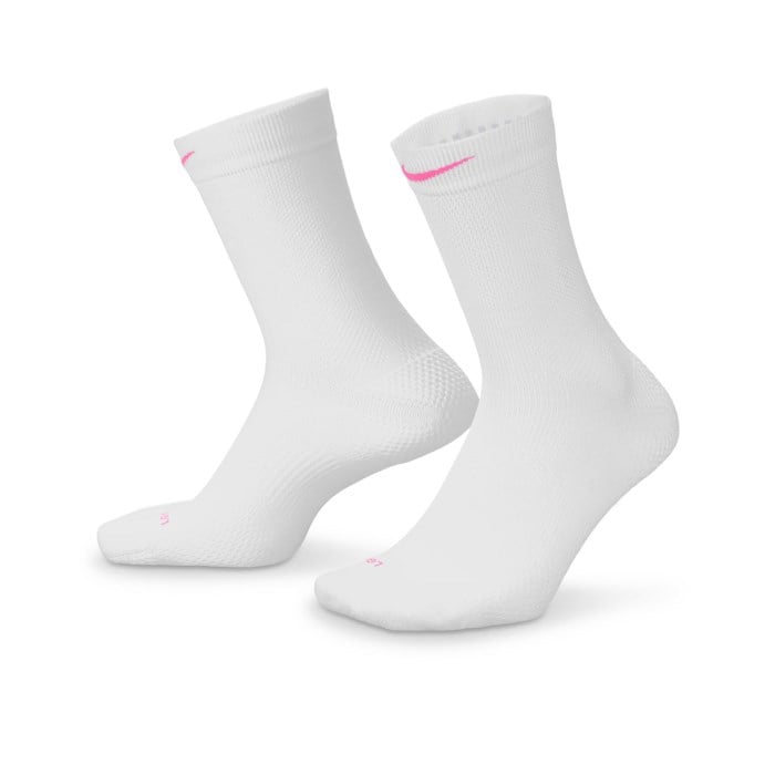 Nike Running Lightweight Crew Socks - White/Black/Pure Platinum/Hyper Pink