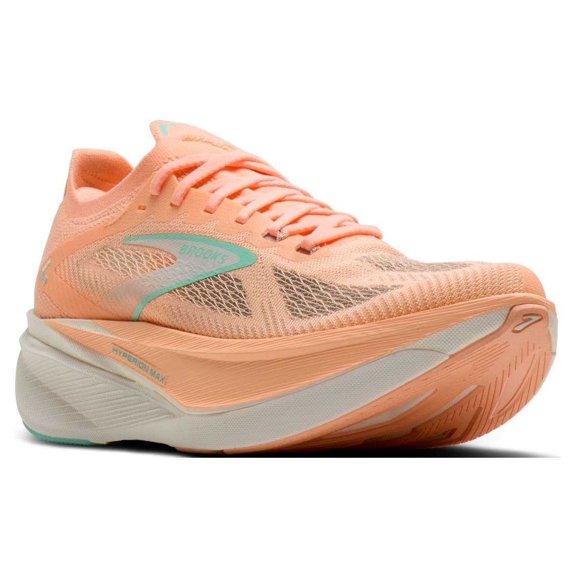 Brooks Hyperion Max 3 - Womens Running Shoes - Coral/Yucca/Coconut