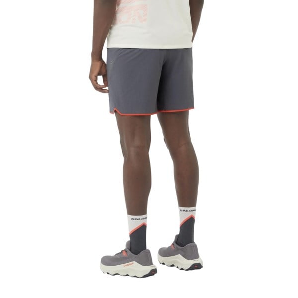 Salomon Aero Sense 7 Inch Mens Running Shorts - Castlerock