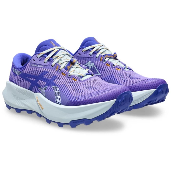 Asics Gel Trabuco 14 - Womens Trail Running Shoes - Amethyst/Cobalt Burst