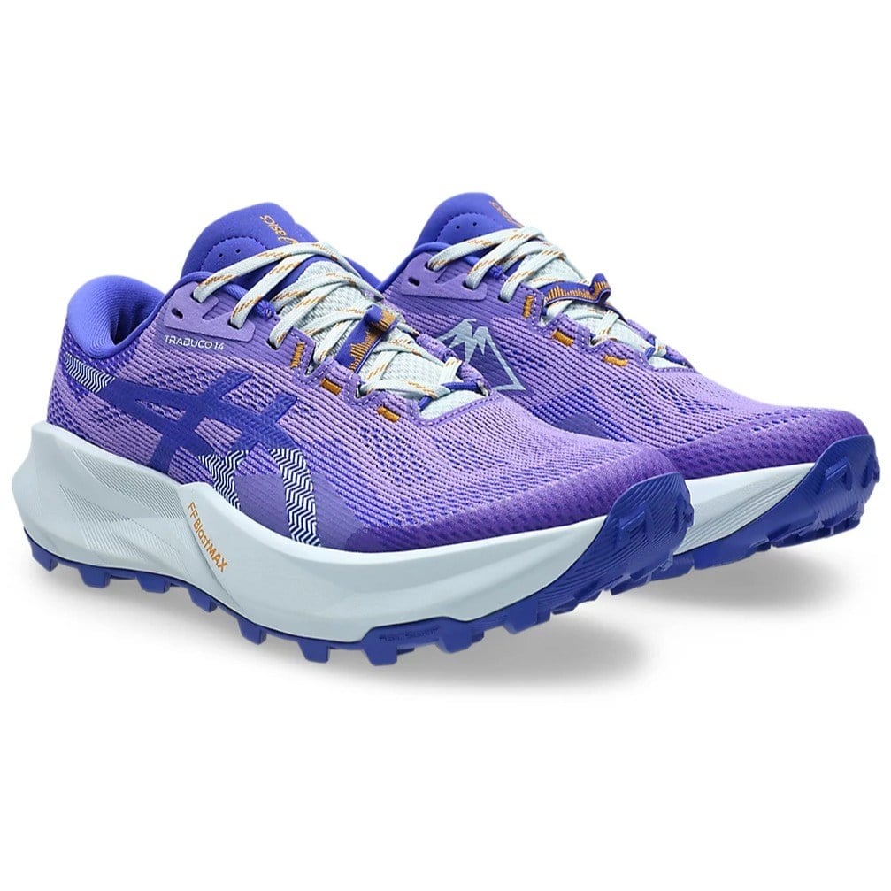 Asics Gel Trabuco 14 - Womens Trail Running Shoes - Amethyst/Cobalt Burst