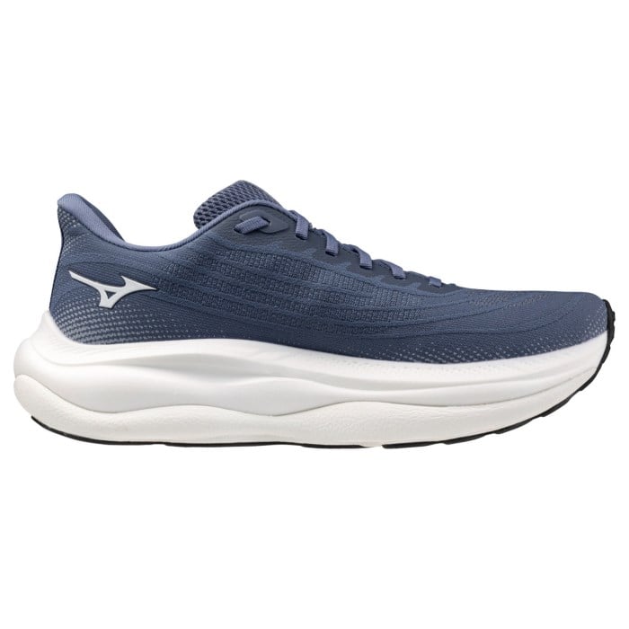 Mizuno Wave Sky 9 - Mens Running Shoes - Wildwind/White/Vista Blue - image 2