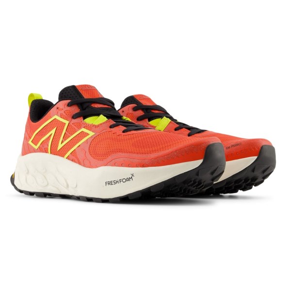 New Balance Fresh Foam Hierro v8 - Mens Trail Running Shoes - Neo Flame/Tea Tree/Angora