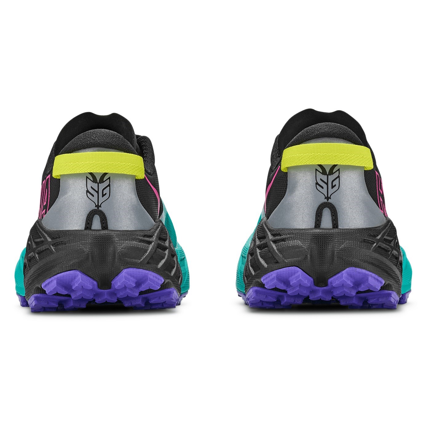 Hoka Speedgoat 7 - Womens Trail Running Shoes - Black/Electric Aqua - image 5