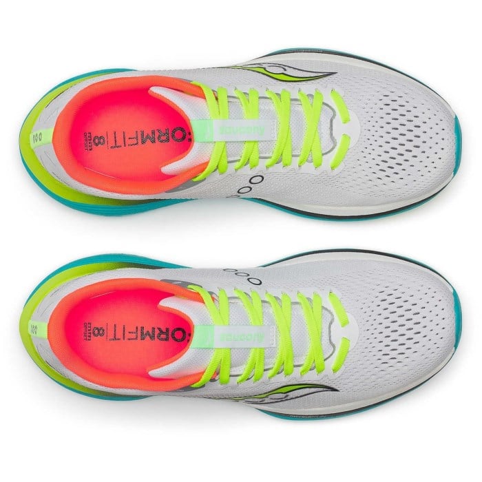 Saucony Endorphin Trainer - Mens Running Shoes - White/Mutant