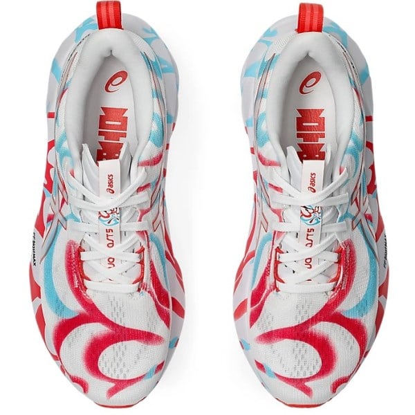 Asics Novablast 5 Tokyo - Womens Running Shoes - White/Coral Reef