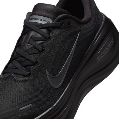 Nike Vomero Plus - Mens Running Shoes - Black/Dark Smoke Grey/Metallic Dark Grey