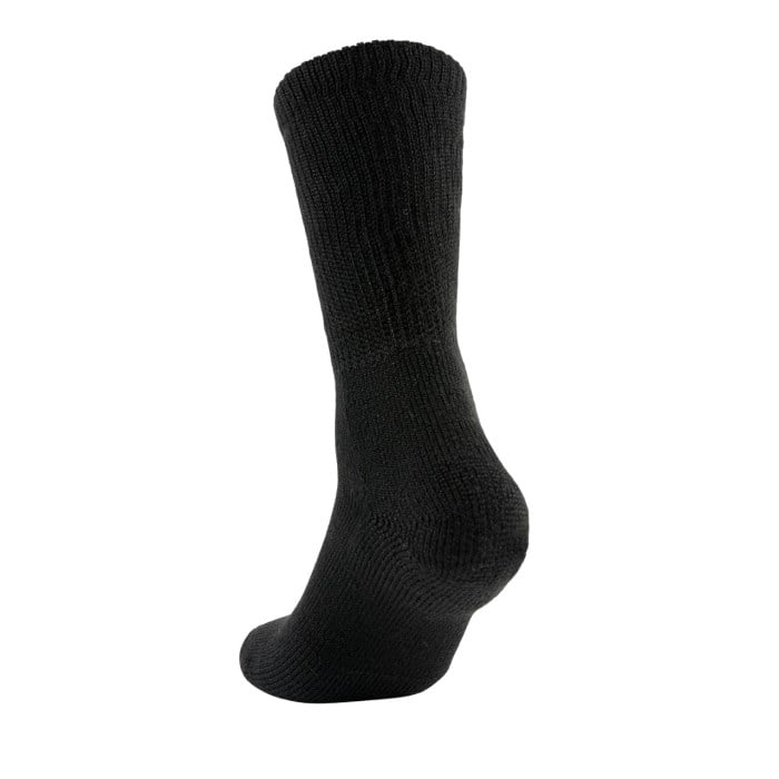 Thorlo Max Cushion Unisex Crew Running Socks - Black