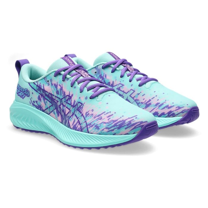 Asics Gel Noosa Tri 16 GS - Kids Running Shoes - Illuminate Mint/Radiant Amethyst - image 2