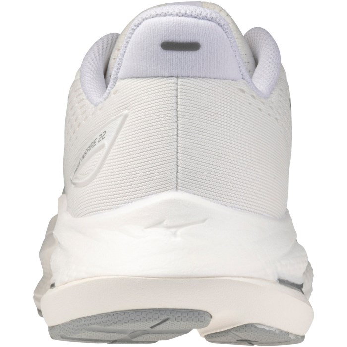 Mizuno Wave Inspire 22 - Womens Running Shoes - White/White/Harbormist