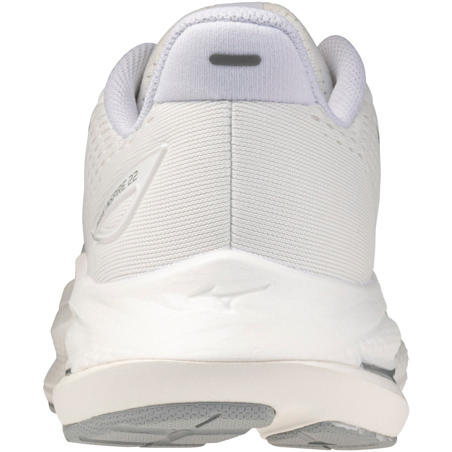 Mizuno Wave Inspire 22 - Womens Running Shoes - White/White/Harbormist
