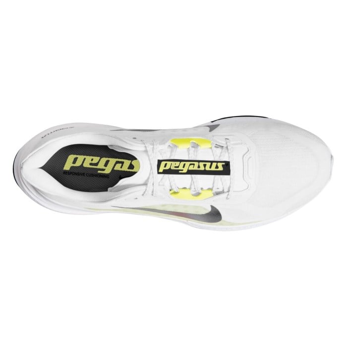Nike Pegasus Plus 2 - Mens Running Shoes - White/Black-Lemon Venom - image 6