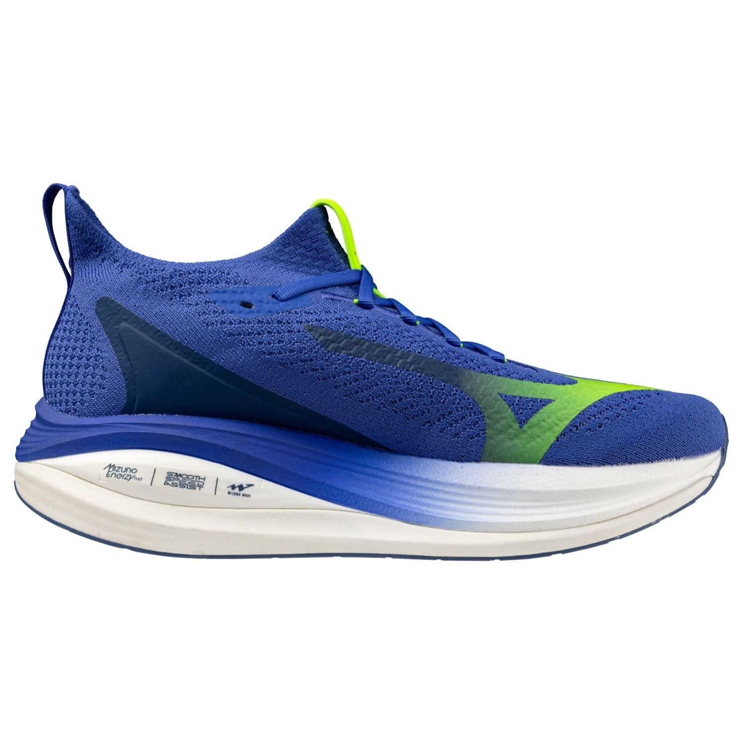 Mizuno Neo Vista 2 - Mens Running Shoes - Dazzling Blue/White/Lightning Yellow