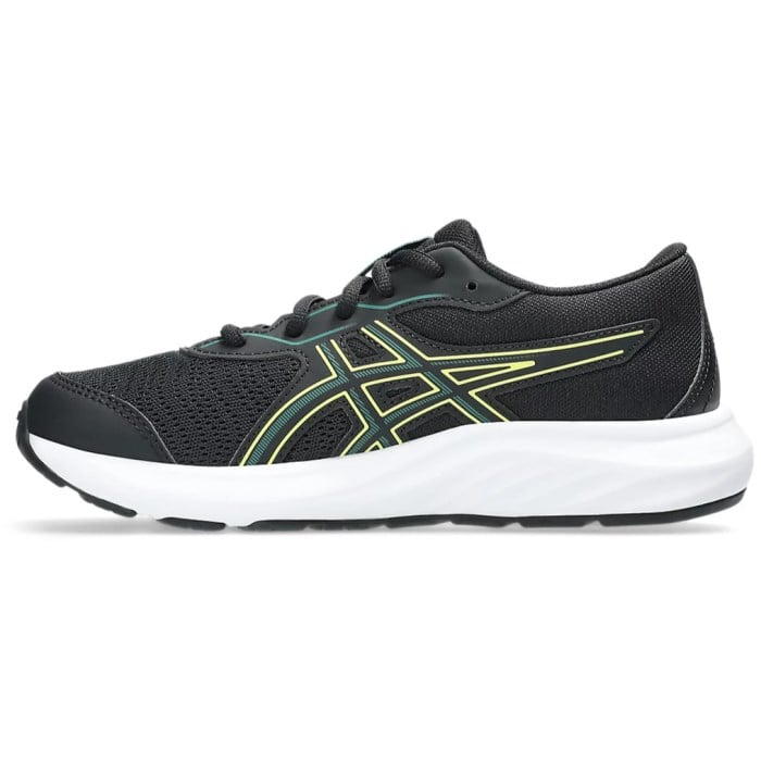 Asics Contend 9 GS - Kids Running Shoes - Black/Jasper Green