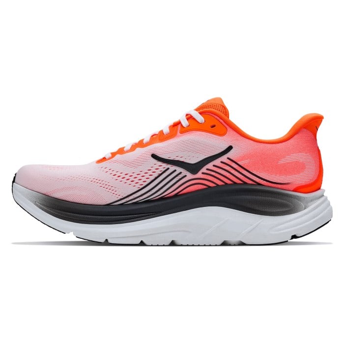 Hoka Clifton 11 - Mens Running Shoes - Neon Tangerine/Frost - image 6