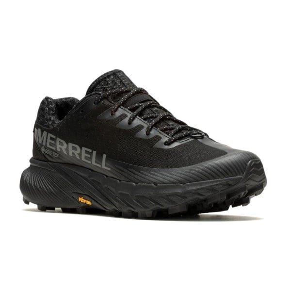 Merrell Agility Peak 5 GTX - Mens Trail Running Shoes - Black/Black
