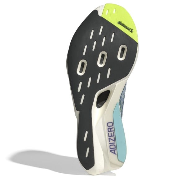 adidas Adizero Prime X 2 Strung - Unisex Road Racing Shoes - Cobalt Blue/Zero Metallic/Lucid Lemon