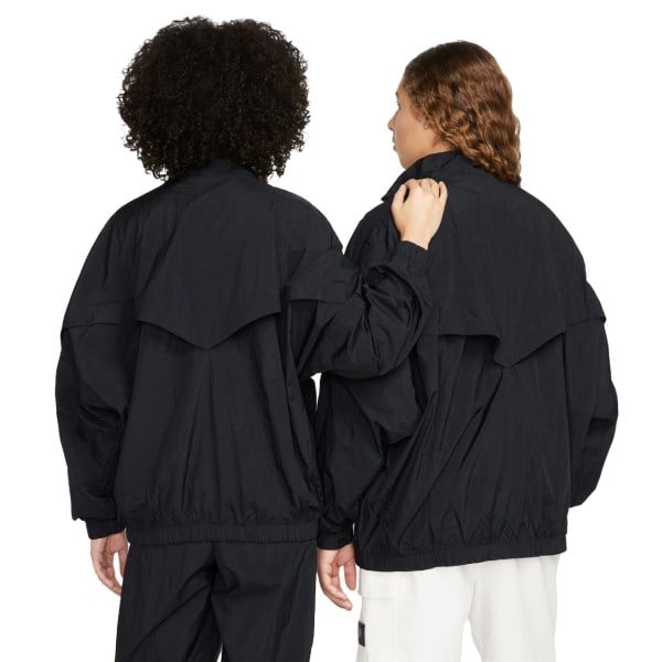 Nike Sportswear Essential Windrunner Woven Womens Jacket - Black/Black/White