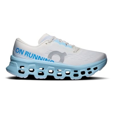 On Cloudmonster 3 - Womens Running Shoes - Ivory/Topaz