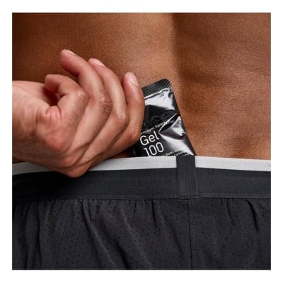 Saucony Elite Mens Running Split Shorts - Black