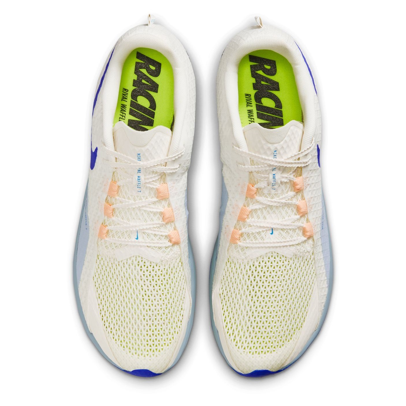 Nike Zoom Rival Waffle 7 - Mens Racing Waffles - Sail/Racer Blue/Blue Void/Light Armory Blue - image 5