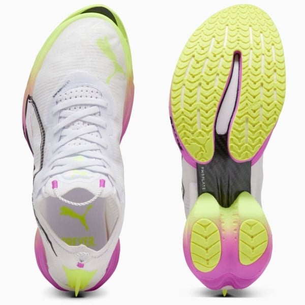 Puma Fast-R 2 Nitro Elite - Mens Road Racing Shoes - White/Yellow/Alert
