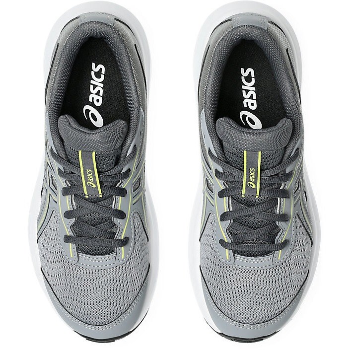 Asics Contend 9 GS - Kids Running Shoes - Gravel/Citron