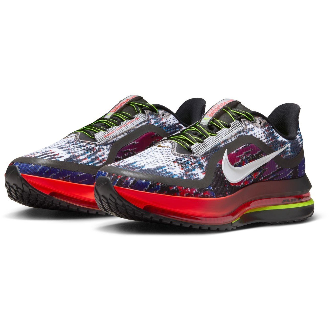 Nike Pegasus Premium - Mens Running Shoes - Multi Color/Metallic Silver/Volt