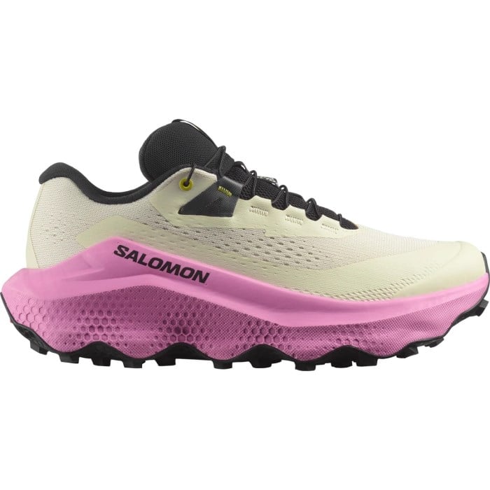 Salomon Ultra Glide 3 - Womens Trail Running Shoes - Almond Milk/Cyclamen/Black