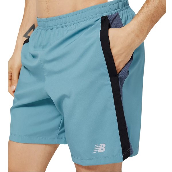New Balance Accelerate 7 Inch Mens Running Shorts - Moonstone