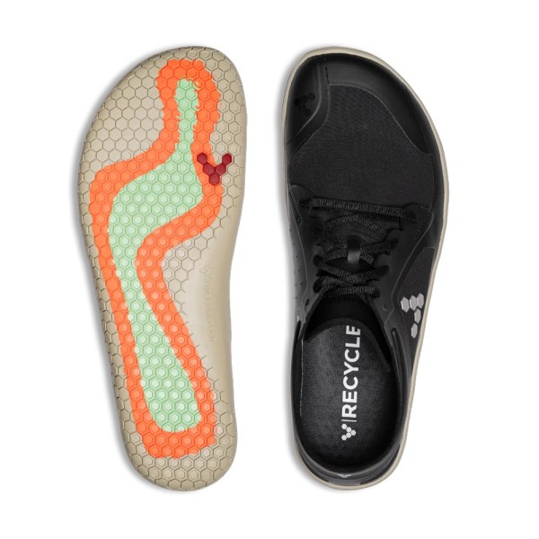 Vivobarefoot Primus Lite IV All Weather - Mens Running Shoes - Obsidian