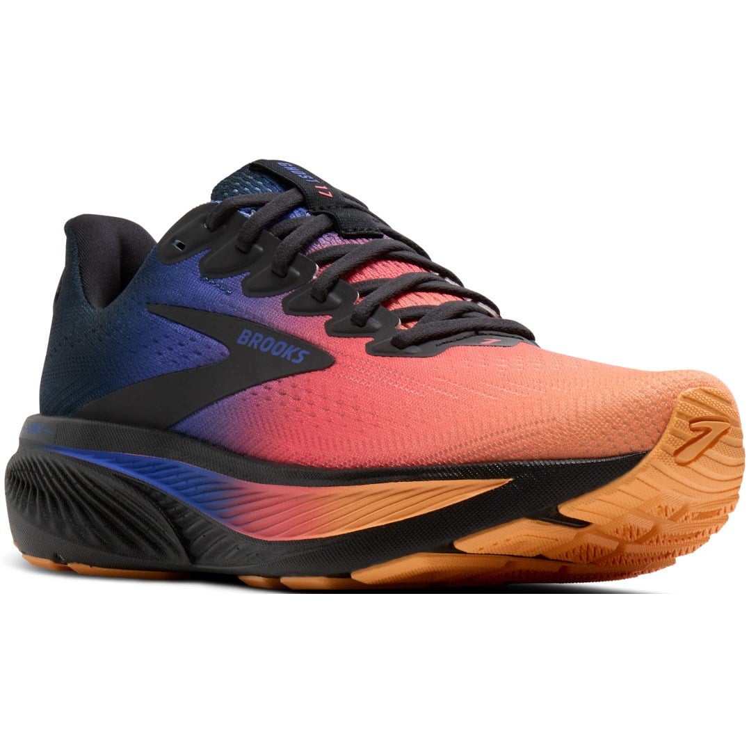 Brooks Ghost 17 - Womens Running Shoes - Nightglow Night/Blue/Papaya