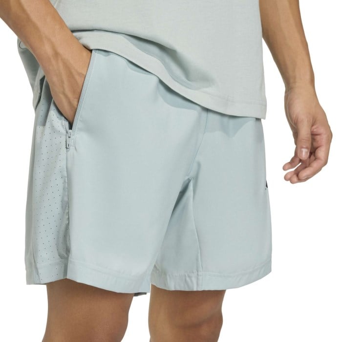 adidas Workout Essentials Mens 5 Inch Woven Shorts - Wonder Sage