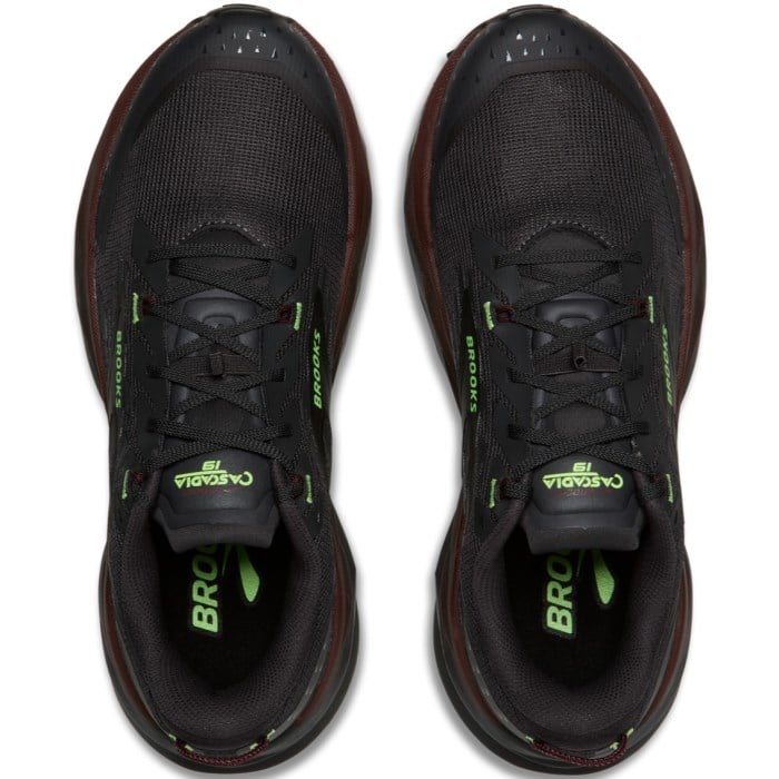 Brooks Cascadia 19 - Mens Trail Running Shoes - Phantom/Rum Raisin/Green - image 2
