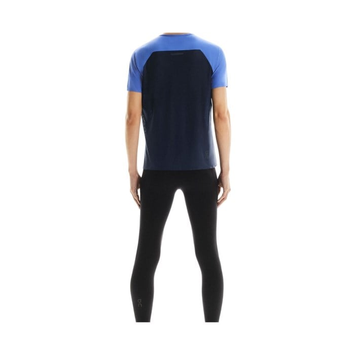 On Running Performance-T Mens Running T-Shirt - Zaffre/Navy