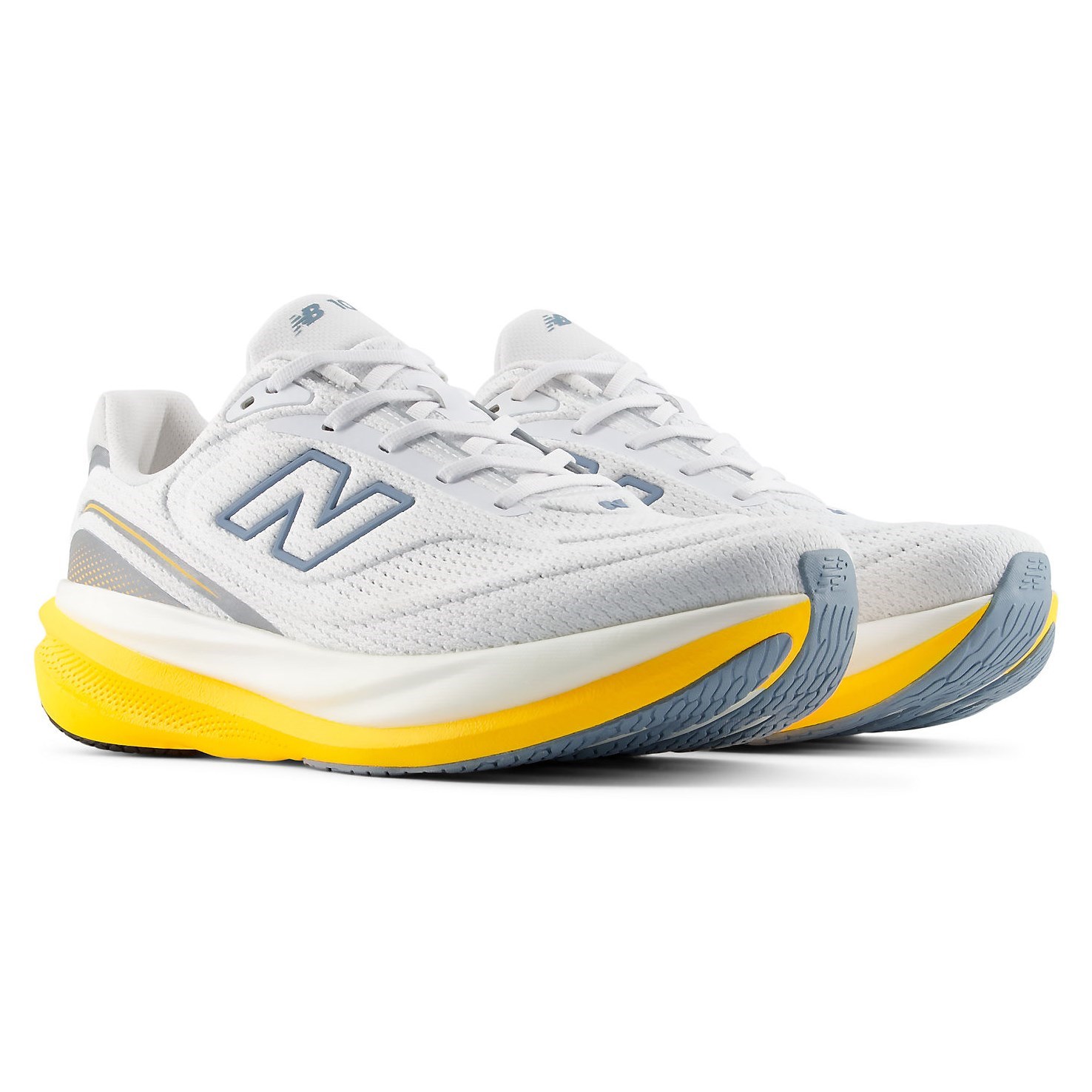 New Balance 1080v15 - Mens Running Shoes - White/Satsuma Orange - image 2