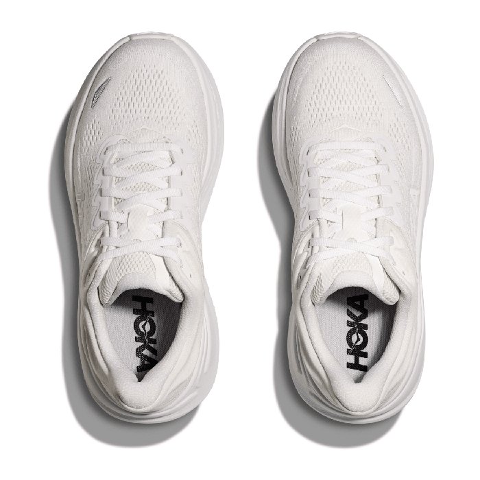 Hoka Bondi 9 - Womens Running Shoes - White/White