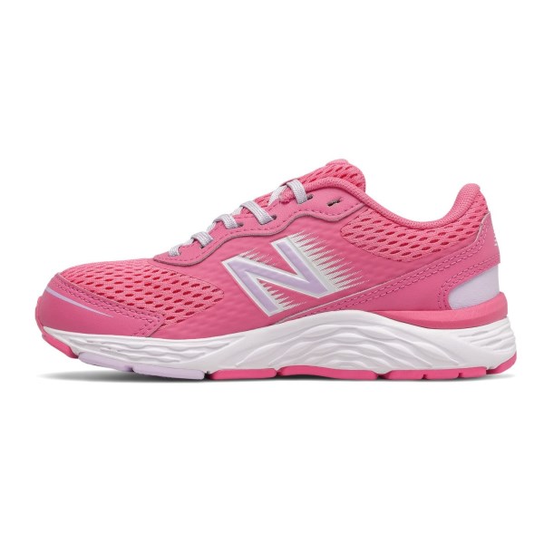 New Balance 680v6 - Kids Running Shoes - Sporty Pink