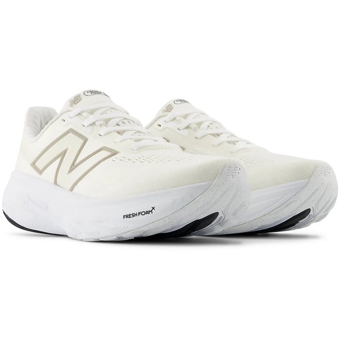 New Balance Fresh Foam X 1080v14 - Womens Running Shoes - White/Light Gold/Metallic